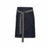 Division Waxed Look Denim Waist Apron