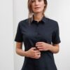 Women Shirt Shortsleeve Poplin