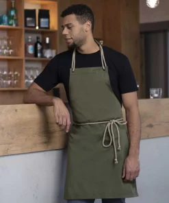 Bib Apron with cords