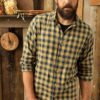 Men LSL 'Mulligan' Check Cotton Bar Shirt