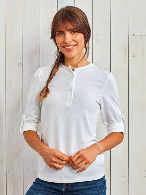 Women's Long John Roll Sleeve Tee