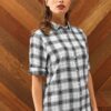 Women LSL 'Ginmill' Check Cotton Bar Shirt