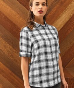 Women LSL 'Ginmill' Check Cotton Bar Shirt