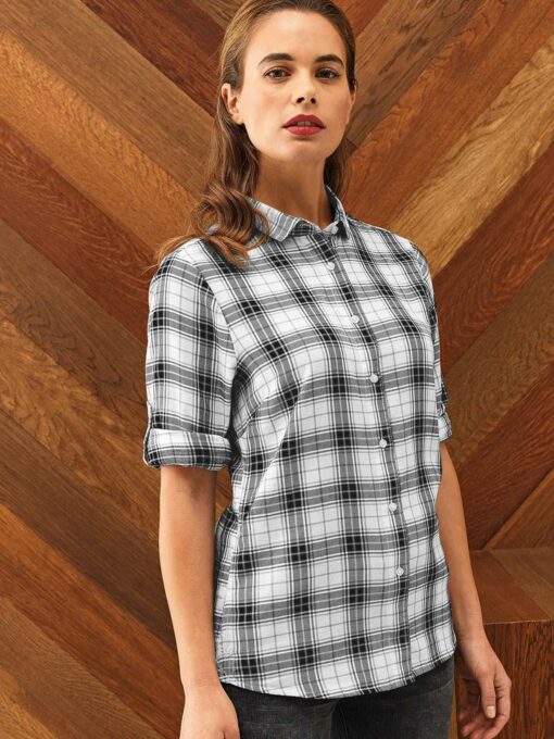 Women LSL 'Ginmill' Check Cotton Bar Shirt