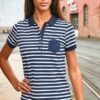 Women Polo Striped