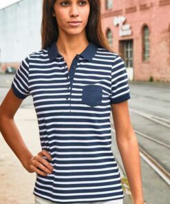 Women Polo Striped