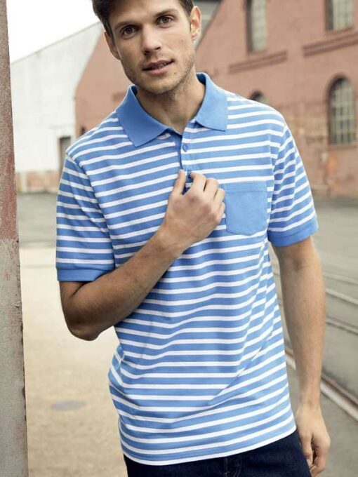 Men Polo Striped