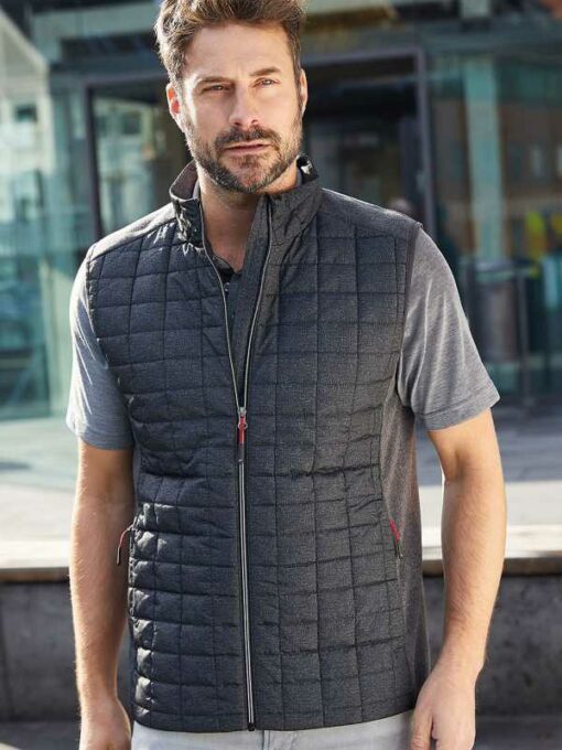 Men Knitted Hybrid Vest