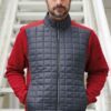 Men Knitted Hybrid Jacket Without Cap