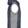Men Knitted Hybrid Vest