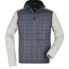 Men knitted Hybrid Jacket