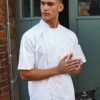 Chef's Zip-Close Short Sleeve Jacket