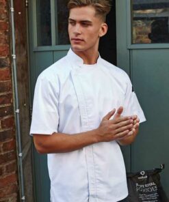 Chef's Zip-Close Short Sleeve Jacket