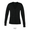 Cardigan Donna Collo a V Con Bottoni