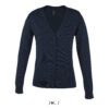 Cardigan Donna Collo a V Con Bottoni