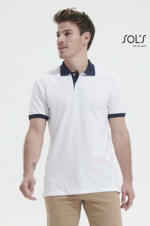 Polo Unisex Finiture A Contrasto