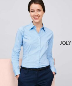 Camicia Donna Stretch Manica Lunga