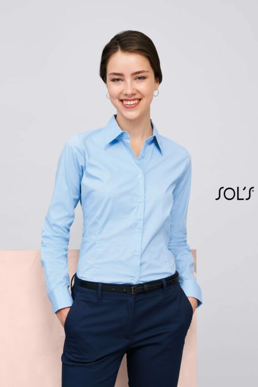 Camicia Donna Stretch Manica Lunga