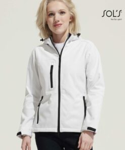 Giacca Donna Softshell Con Cappuccio