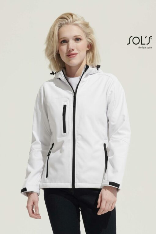 Giacca Donna Softshell Con Cappuccio