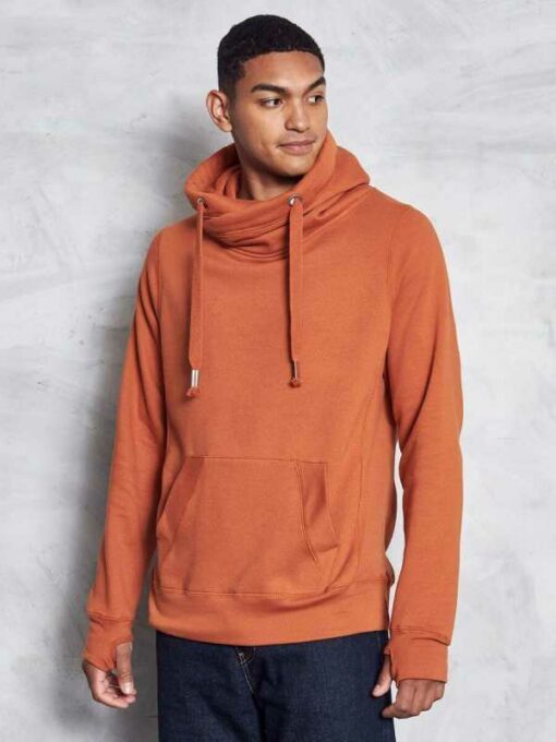 Cross Neck Hoodie