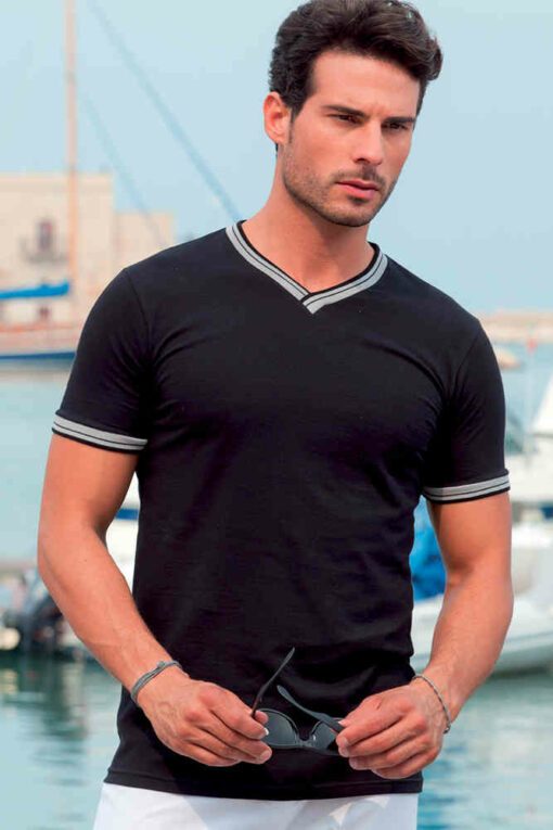 T-shirt Uomo Collo a V