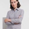 Women Long Sleeve Easy Care Oxford Shirt