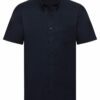 Men Short Sleeve Easy Care Oxford Shirt