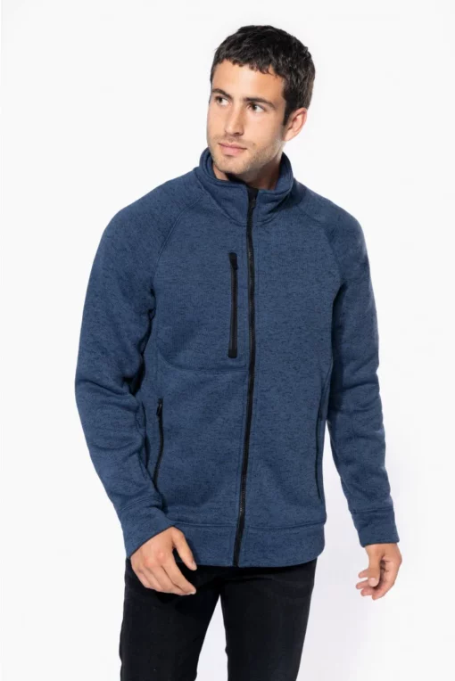 Giacca Screziata Uomo full zip