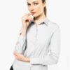 Camicia donna in popeline manica lunga