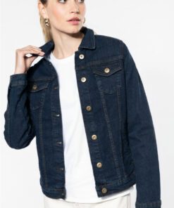 Giacca denim sfoderata donna