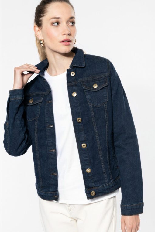 Giacca denim sfoderata donna