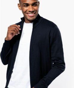 Cardigan uomo full zip
