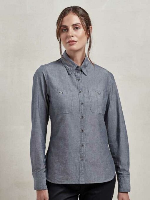 Women's Organic Chambray Fairtrade Shirt