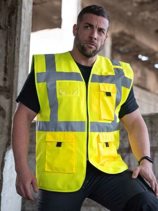 Padded Comf . Exec. Safety Vest "Wismar"