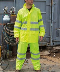 High Viz Waterproof Suit
