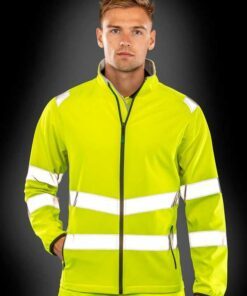 Recycled printable safety softshell