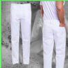 Cotton Man Trousers With Buttons