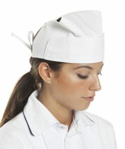 All White Woman Nurse Hat