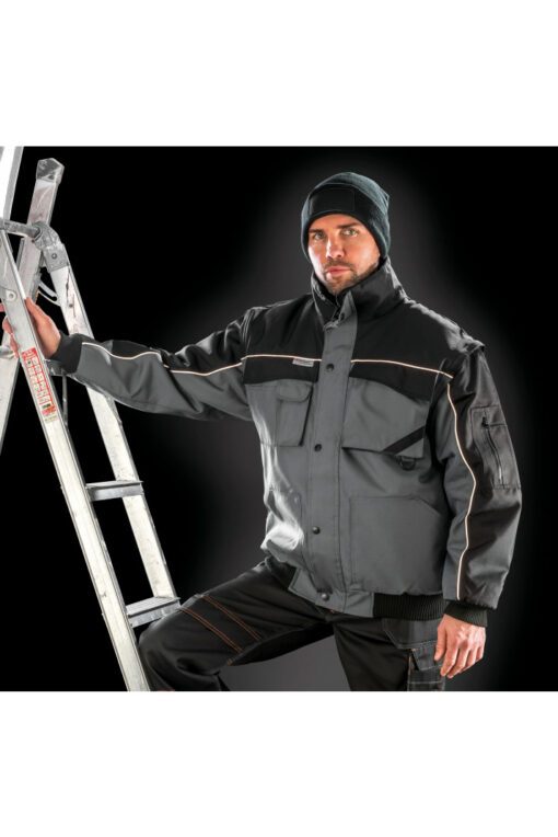 Heavy Duty Removable Sleeves Work Jacket