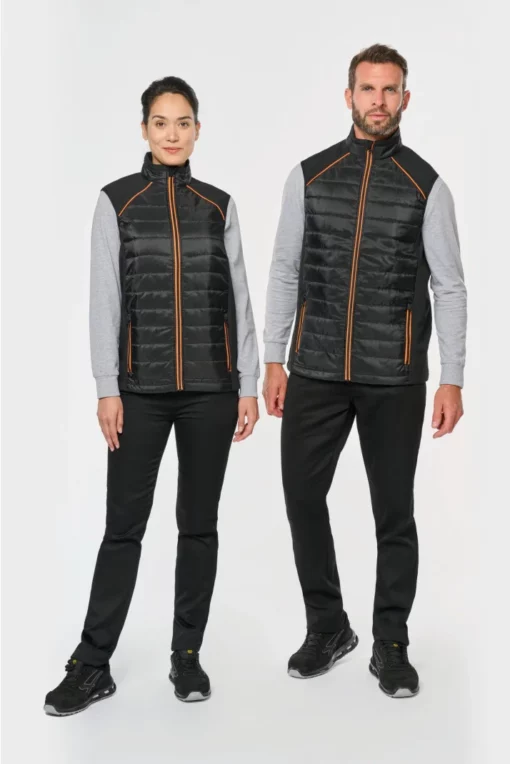 Bi-Fabrics Padded Vest