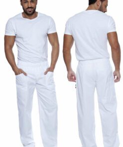 Cotton Unisex Trousers With Lateral Pockets