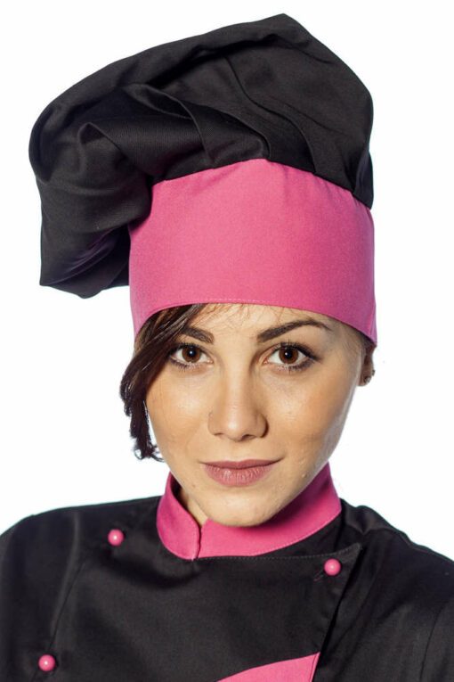 Black Unisex Chef Cap