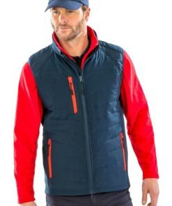 Black Compass Padded Softshell Vest