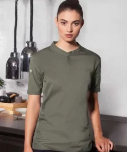 Ladies Short-Sleeve Work Shirt Performance
