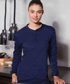 Ladies Long-Sleeve Work Shirt Performance